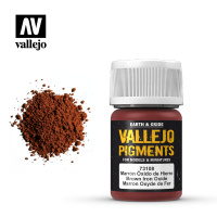 Пигмент (цветной порошок) Vallejo Pigments - Brown Iron Oxide (73108) 35 мл
