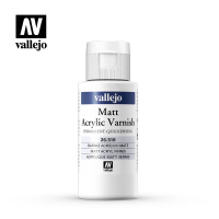 Лак матовый акриловый Vallejo Varnish - Matt Acrylic Varnish (26518) 60 мл