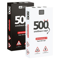 Набор дополнений 500 злобных карт (2 дополнения на выбор)