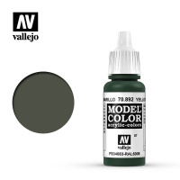 Краска матовая для миниатюр Vallejo Model Color - Yellow Olive (70892) 17мл