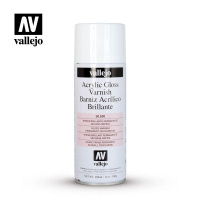 Лак-спрей акриловый глянцевый Vallejo Aerosol Varnish - Acrylic Gloss Spray Varnish (28530) 400 мл