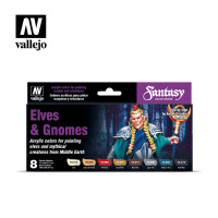 Набор красок Vallejo - Elves & Gnomes (70242) 8 красок по 17 мл