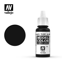 Лак Vallejo Model Color - Gloss Black (70861) 17 мл