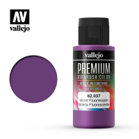 Краска (флуоресцентная) для миниатюр Vallejo Premium Color - Fluorescent Violet (62037) 60 мл