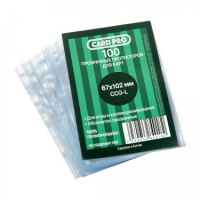 Прозрачные протекторы Card-Pro CCG-L для настольных игр (100 шт.) 67x102 мм