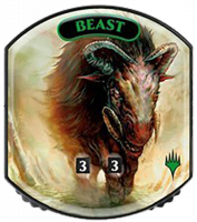 Токен Ultra Pro - Relic Tokens: Eternal Collection - Beast