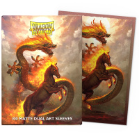 Протекторы Матовые Dragon Shield ART — Fire Horse 2026 (Dual) (AT-12115)