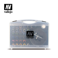 Аэрограф с набором красок Vallejo - Basic Game Air Colors & Airbrush (72871)