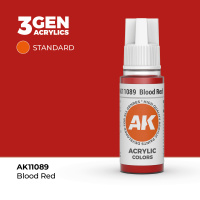 Краска для миниатюр AK Standard — Blood Red (AK11089) 17 мл