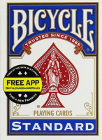 Карты для фокусов Bicycle Double Face (синяя рубашка)