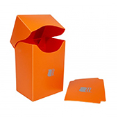 Пластиковая коробочка Blackfire вертикальная - Оранжевая (80+ карт) (V8010)