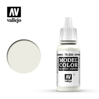 Краска матовая для миниатюр Vallejo Model Color - Off-white (70820) 17 мл
