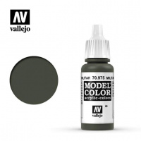 Краска матовая для миниатюр Vallejo Model Color - Military Green (70975) 17мл