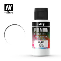 Краска Vallejo Premium Color - White (62001) 60 мл