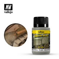 Краска-эффект Vallejo Weathering Effects - Industrial Splash Mud (73803) 40 мл