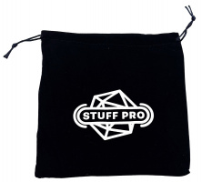 Вельветовый мешочек STUFF-PRO 15х15 см (Черный)