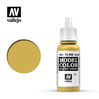 Краска металлик для миниатюр Vallejo Model Color - Gold (70996) 17 мл